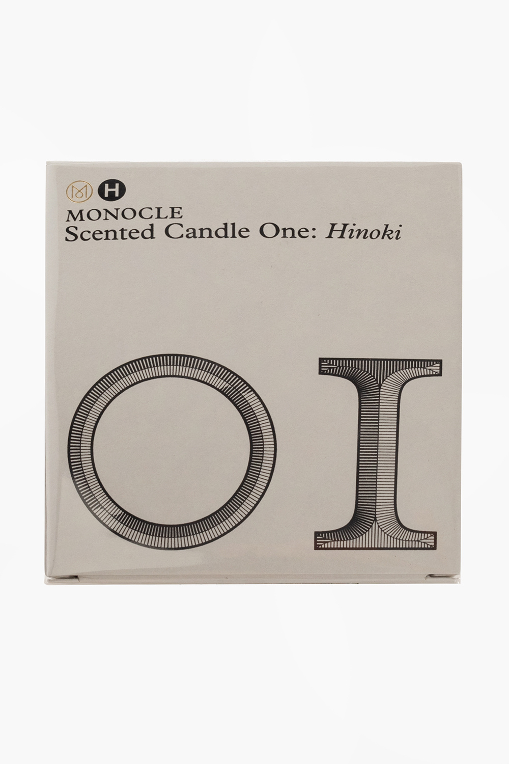 Black 'Monocle One Hinoki' scented candle Comme des Garçons